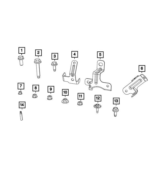 6101794 - Electrical: Mopar Bolt Hex Head for Mopar Image