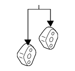 31372744 - Exhaust: Front Pipe Insulator for Volvo Image