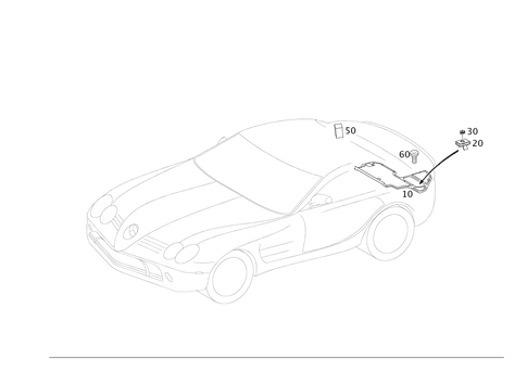 Insulation in Luggage Compartment for 2005 Mercedes-Benz SLR McLaren #0