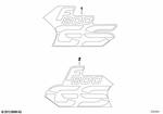 51148525986 - : Lettering Right for BMW-Motorrad Image