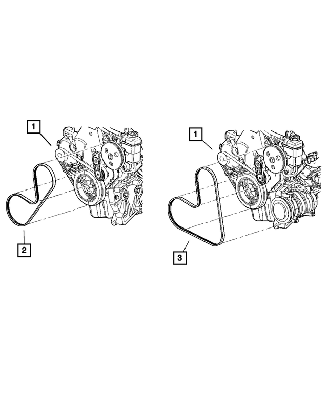 4668249AF - Cooling: Power Steering Belt for Mopar Image