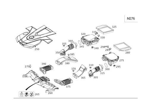 Air Intake, Gasoline Vehicles for 2026 Mercedes-Benz E450 #0
