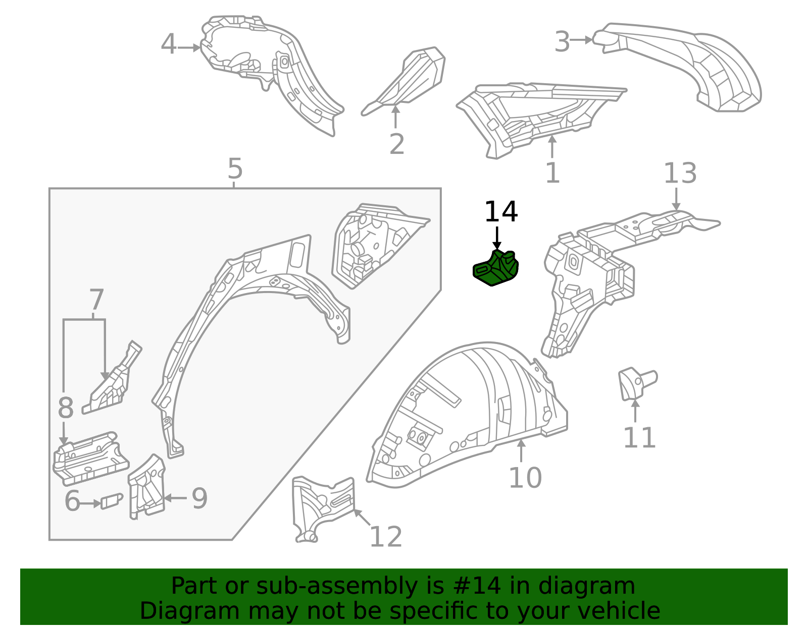 2018-2025 Toyota Pkg Tray Support Hanger 64225-33050 | MotorMotor