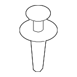 C2Z31121 - Engine: Intake Tube Rivet for Jaguar Image