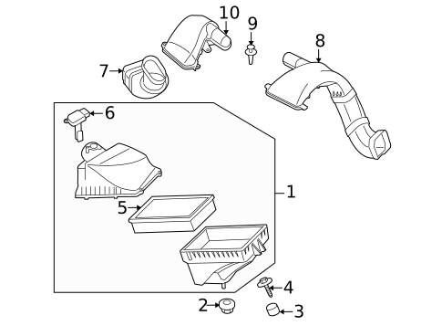 Filters for 2010 Jaguar XF #0