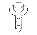 7119904288 - Body: Bumper Cover Screw for BMW: 740i, 750e xDrive, 760i xDrive, i7, X3, X4, X5, X6, X7, XM, Z4 Image