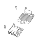 68428498AA - Electrical: Air Bag Control Module for Ram: 3500 Image