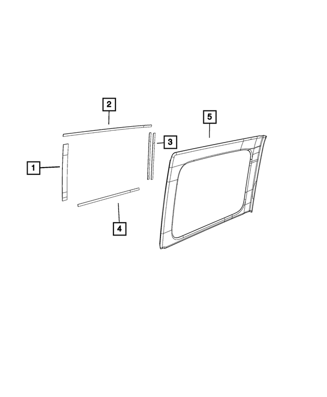 68316151AB - Interior Trim: Retainer for Mopar Image