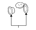 92184790 - Body: Power Outlet Cap for Pontiac: G8 Image