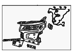 86528136 - Electrical: Headlamp Assembly for GM Image