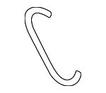 88627G3000 - Body: Cushion Assembly Clip for Hyundai: Elantra, Elantra N, Sonata Image