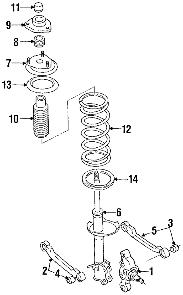 5533850A00 - : Strut Mount for Nissan Image