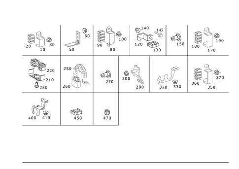 Hydraulic Line Mounting Parts for 2012 Mercedes-Benz SL550 #0