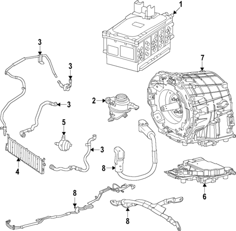 Hybrid Components for 2024 Mercedes-Benz E450 #0