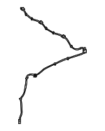 2478600700 - Body: Washer Hose for Mercedes-Benz Image