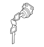 H0601CD00A - : Cylinder &amp; Keys for Nissan: 350Z Image