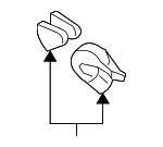 219102F010 - Engine: Mount Bracket for Kia: Spectra, Spectra5 Image