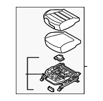 88200C6500C62 - : Cushion Assembly for Kia: Sorento Image