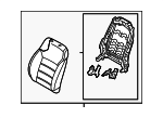 88401C6010C62 - Body: Seat Back Assembly for Kia: Sorento Image