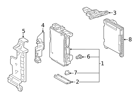 Fuse & Relay for 2018 Toyota Camry #2