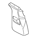 2018-2024 BMW X3 - Upper Center Pillar Trim