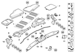 64319159606 - Heater and Air Conditioning: Set, Microfilter/Activ. Charcoal Filter for BMW Image