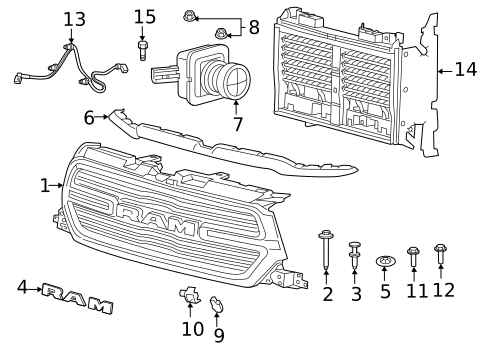 Exterior Trim - Fender for 2024 Ram 1500 #1