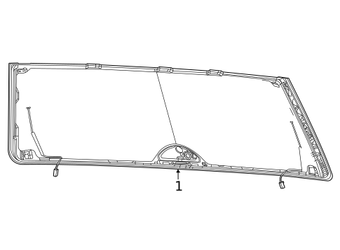 Glass - Lift Gate for 2023 Jeep Grand Wagoneer L #0