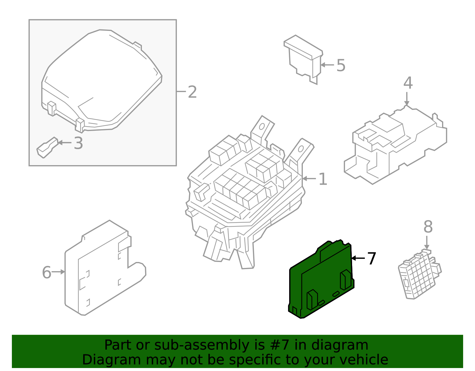 Vehicle Power Control Module 2019-2025 Mazda 3 Vehicle Power Control Module BCKA-67-5L0G | OEM Parts ...