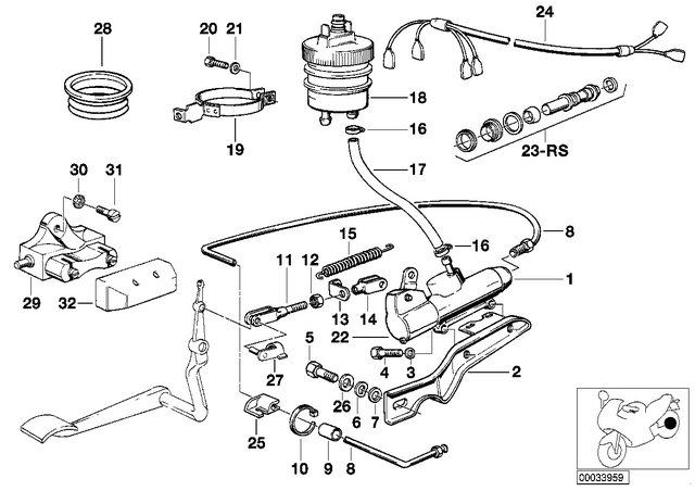 7119919969 - : Fillister-Head Screw - M8X20-8.8 Zn for BMW-Motorrad Image