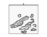 65610TK8A00ZZ - Body: Rear Frame Rail for Honda: Odyssey Image