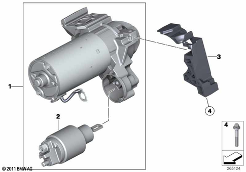Starter for 2015 BMW X3 28dX #0