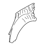 41217333933 - Body: Wheelhouse for BMW: 428i Gran Coupe, 428i xDrive Gran Coupe, 430i Gran Coupe, 430i xDrive Gran Coupe, 435i Gran Coupe, 435i xDrive Gran Coupe, 440i Gran Coupe, 440i xDrive Gran Coupe Image