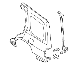 G81000W335 - : Quarter Panel for Nissan Image