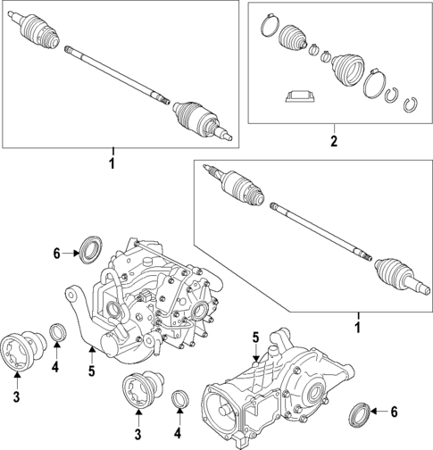 Drive Axles for 2020 Jaguar E-Pace #0