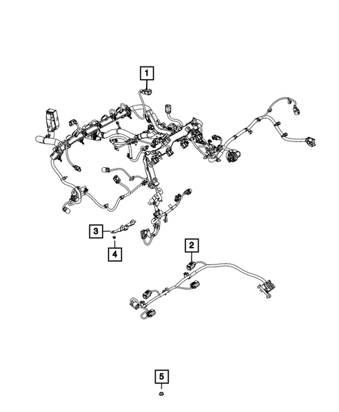 Wiring, Powertrain for 2026 Jeep Wrangler #4