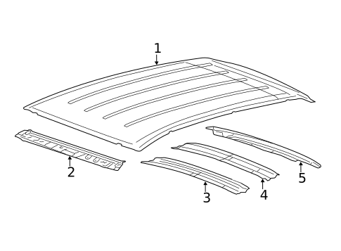 Roof & Components for 2009 Lincoln MKX #0