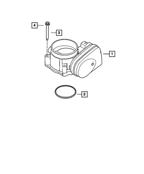Throttle Body for 2009 Dodge Ram 3500 #0