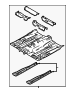 K2GZ5811135E - : Front Floor Pan for Ford: Edge | Lincoln: Nautilus Image