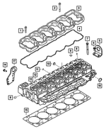 3928873 - 6.7L Turbo Diesel; Engine: Hex Flange Head Bolt for Mopar Image