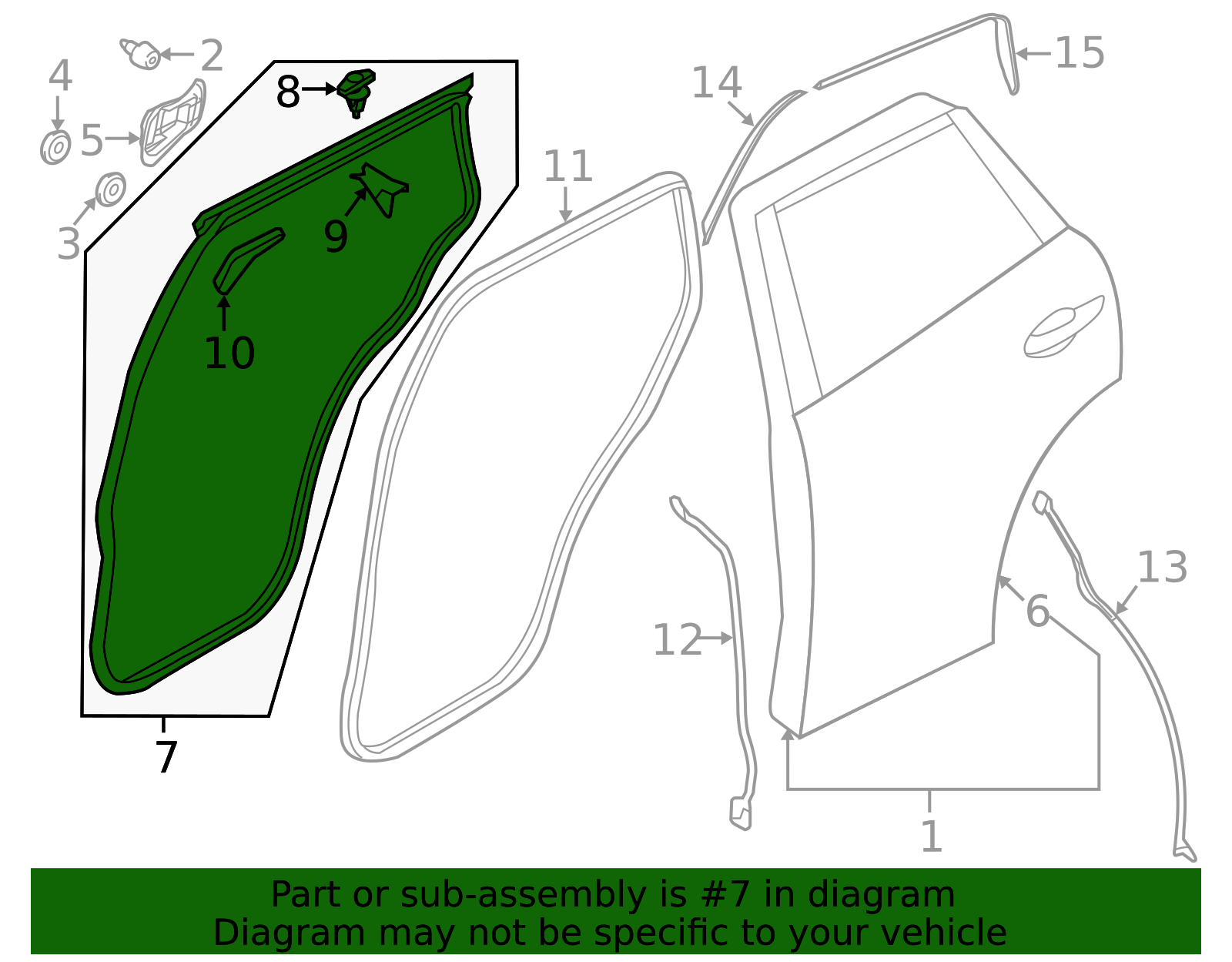 KB7W-72-760 - Door Weather-Strip 2017-2025 Mazda CX-5 | Mazda-Parts