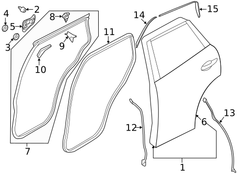 Door & Components for 2022 Mazda CX-5 | OEM Parts Online