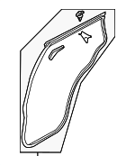 KB7W73760 - : Door Weather-Strip for Mazda: CX-5 Image