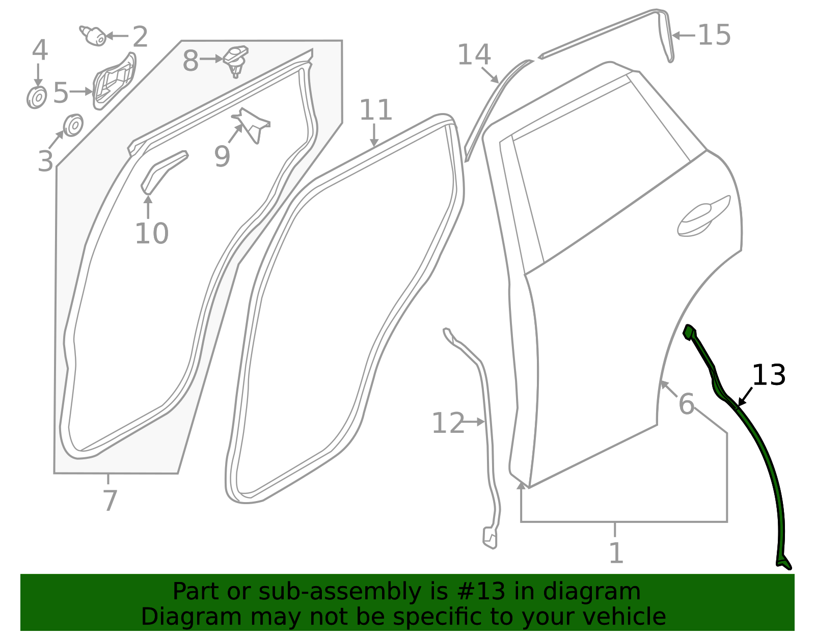 KB7W-72-76ZA - Rear Weather-Strip - 2017-2025 Mazda CX-5 | Mazda Swag