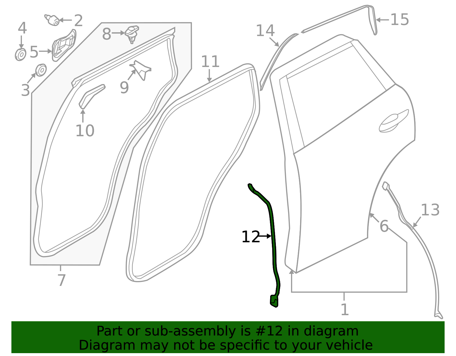 KB7W-72-76XB - Front Weather-Strip 2017-2025 Mazda CX-5 | Mazda-Parts