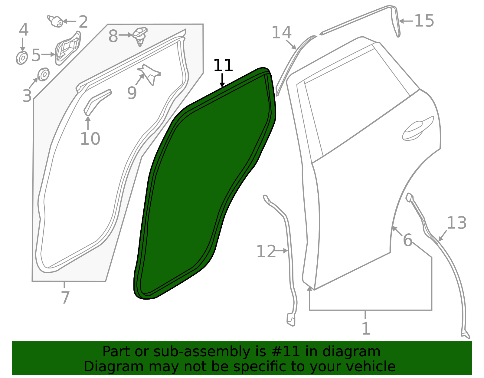 2017-2025 Mazda CX-5 Weather-Strip On Body KB7W-68-913C