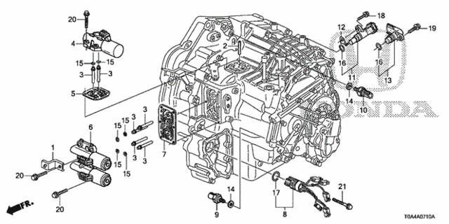 AT Solenoid (5AT) for 2013 Honda CR-V #0