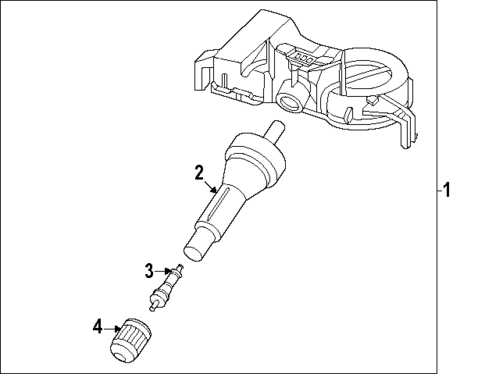 Tire Pressure Monitor Components for 2025 Nissan Versa #0