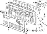 85540772 - Body: Tail Gate for Chevrolet: Silverado EV Image
