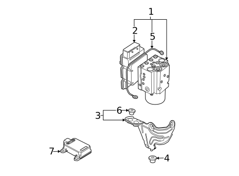 ABS Components for 2008 Saab 9-3 #0